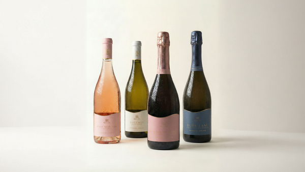 The Rowles wine collection on a light background